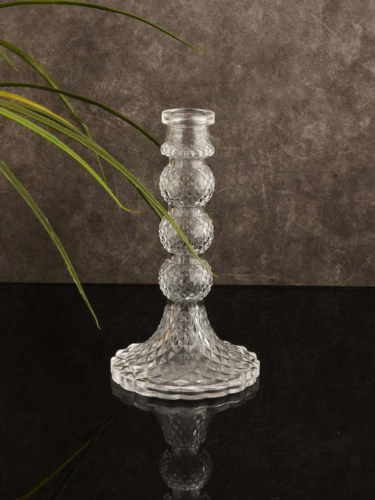 SteweHome Glass Candle Holder 10x15cm