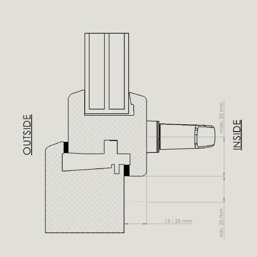 Tarken Ασύρματος Αισθητήρας Επαφής Bluetooth & Thread
