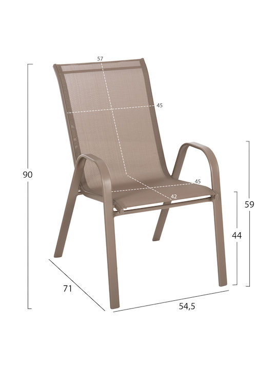 Garten- und Outdoor-Möbelsets Adam 5 Stücke Satin