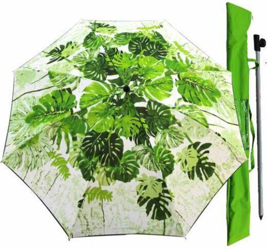 Zanna Toys Folding Beach Umbrella Diameter 2m Leopard