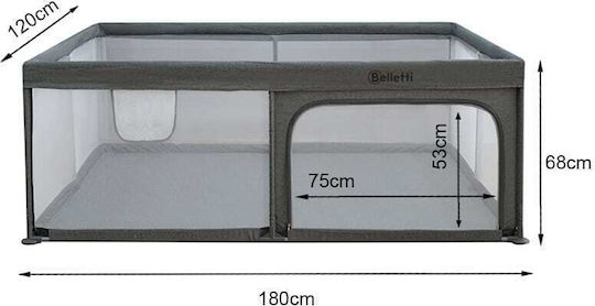 Belletti Grey Playpen 180x120cm