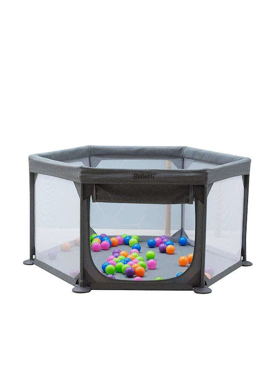 Belletti Playpen with Mattress Grey 120x120cm