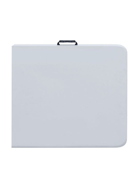 Outdoor Catering Foldable White Table 152x70x74cm