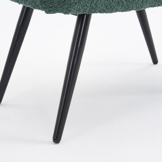 Υποπόδιο Επενδυμένο με Ύφασμα Ease Green 60x40x38εκ.