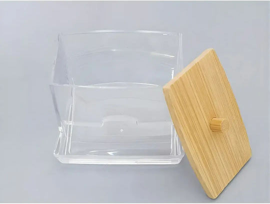 Verk Group Acryl Baumwolle Transparent Badezimmerboxen und -körbe