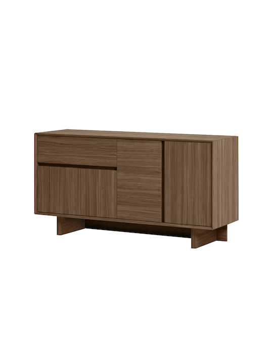 Wooden Sideboard Walnut 146x45x76.5cm