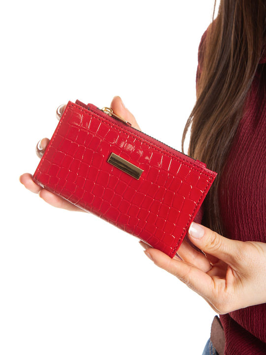 Kleines Damenbrieftasche Rot