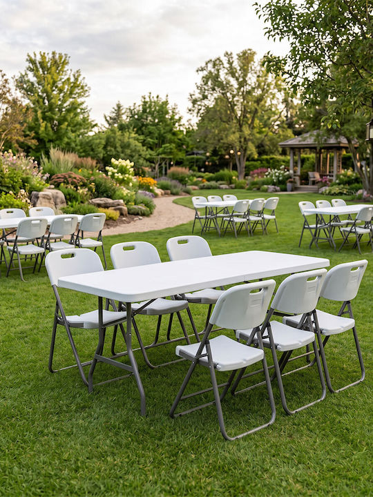 Catering Plastic White Chair 57x46x81cm