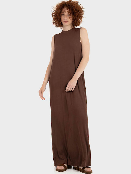 Summer Maxi Dress Brown