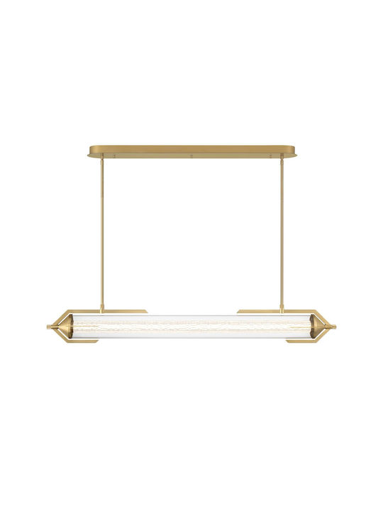 Espadab Silver LED Pendant Ceiling Light with Warm White Light 13.8x13.8cm