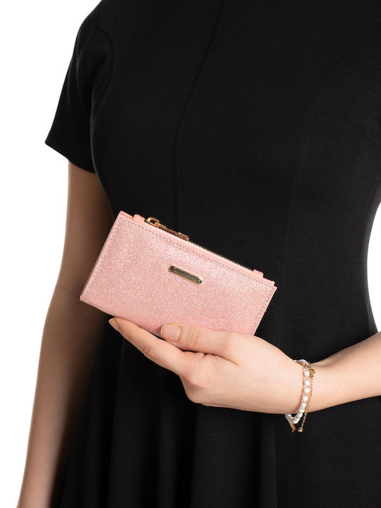 Kleines Damenbrieftasche Rosa