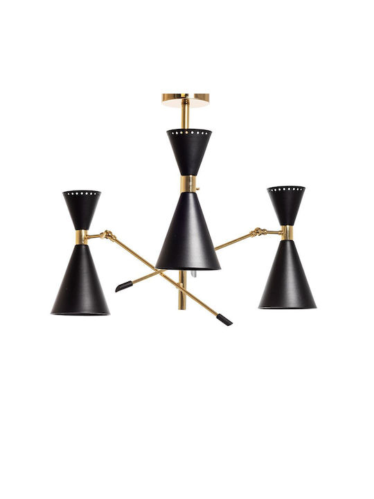 Deli Pendant Ceiling Light For 6 Bulbs E27 82x82cm