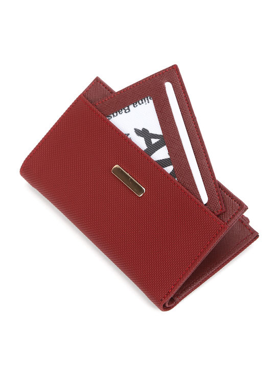 Kleines Damenbrieftasche Burgundisch