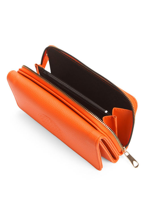 Kleines Damenbrieftasche Orange