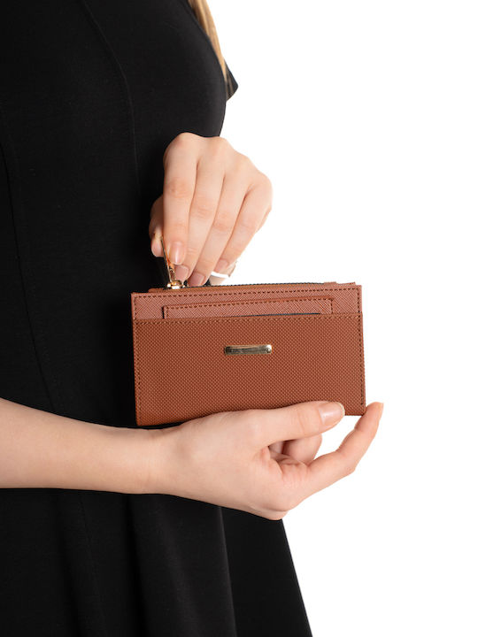 Kleines Damenbrieftasche Tabac Braun