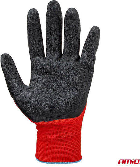 AMiO Driver Work Safety Gloves Black Latex