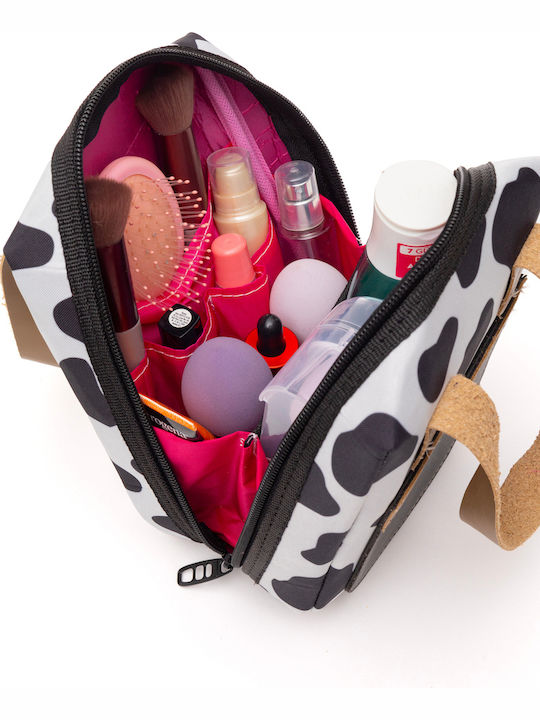 Enpapa Multifunctional Makeup Bag Compartments Brushes Eyeshadow Palette Personal Care Organizer