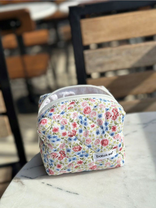 Enpapa Small Makeup Bag Multicolour Floral Design Multicolour 13x13x9 Cm