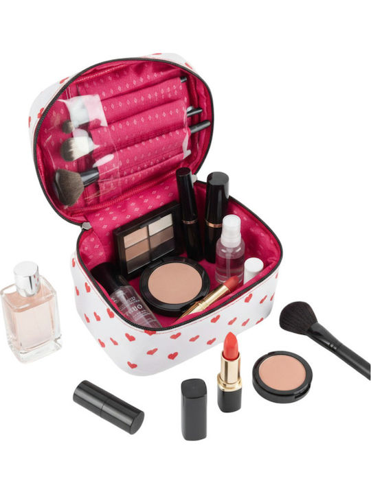 Enpapa Double Layer Large Travel Makeup Bag Functional Cosmetic Organizer Leopard Print Enp-016078-v2384