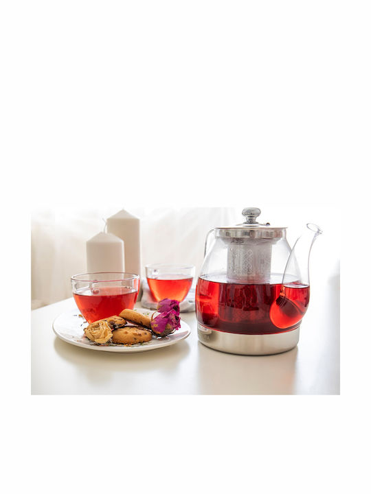 Zokura Βραστήρας Ανοξείδωτος Διάφανη 1500ml