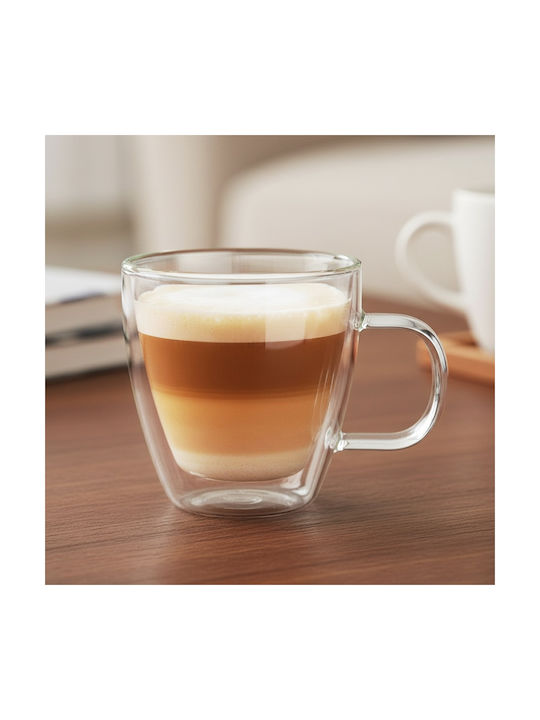Orion Glas Tasse Transparent 180ml 4 Stück