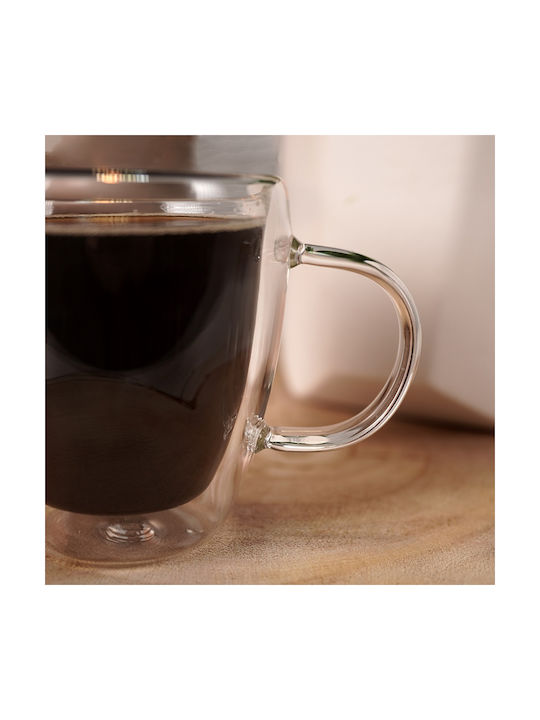 Orion Glas Tasse Transparent 180ml 4 Stück
