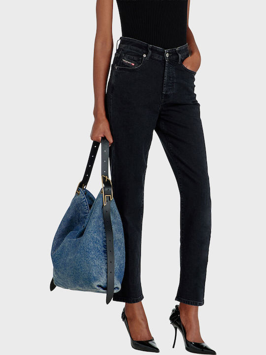 High Rise Women's Jeans Pants Regular Fit Black