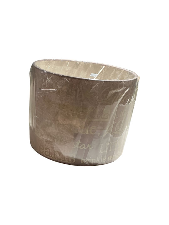 Mamas & Papas Millie & Boris 4B81652 Single-Light Kids Ceiling Hanging Fabric Light 60W with E27 Grey Socket