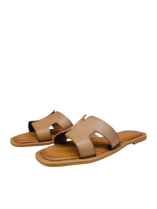 Women's Beige Flat Sandals