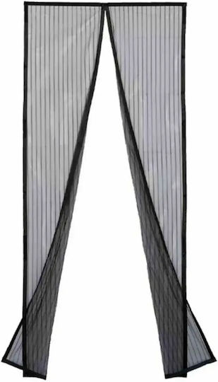 Door Mosquito Net with Magnetic Clasp White 210x120cm