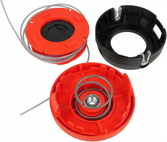 Halbautomatische Fadenspule für Rasentrimmer M10 Metallknopf