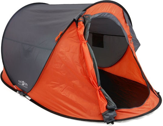Origin Outdoors Quicksembly 2 Σκηνή Camping Pop Up Πορτοκαλί 3 Εποχών για 2 Άτομα