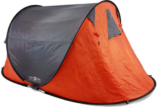 Origin Outdoors Quicksembly 2 Σκηνή Camping Pop Up Πορτοκαλί 3 Εποχών για 2 Άτομα