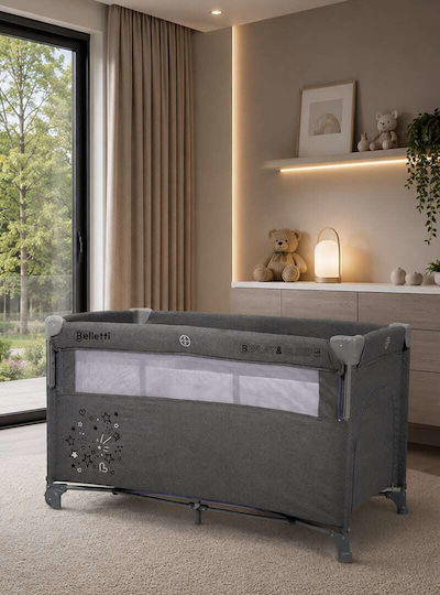 Belletti Playpen 2 Levels With Mattress Grey 180x120cm