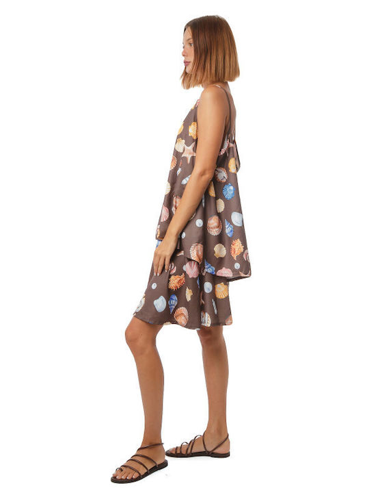 Damen-Set mit Braunen Shorts