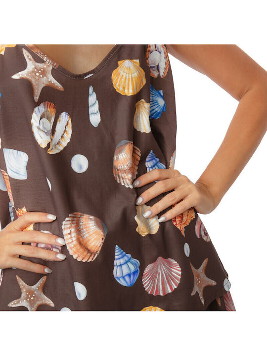 Damen-Set mit Braunen Shorts