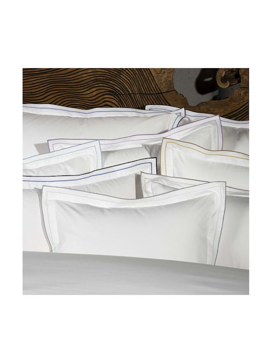 Celso De Lemos Pillowcase with Envelope Cover Brown 50x75cm.