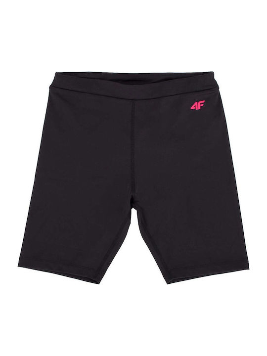 Kinderleggings Radfahren Kurz Schwarz