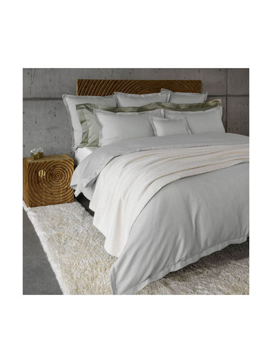 Celso De Lemos Bijoux Pillowcase with Envelope Cover Gray 50x75cm.