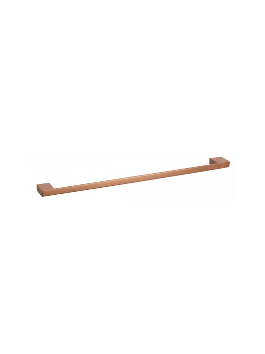 Bronze Art Single Wall-Mounted Bathroom Rail ​40x40cm Copper