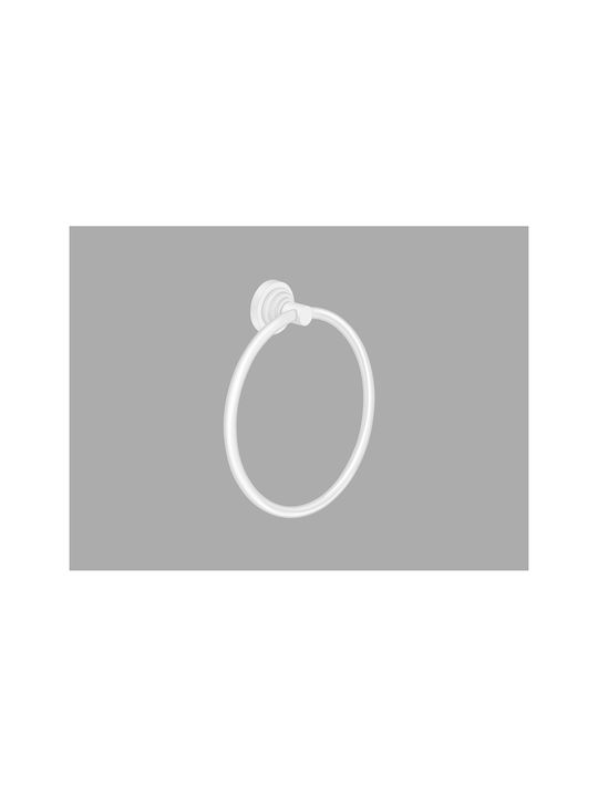 Sanco Vintage Single Wall-Mounted Bathroom Ring ​20.5x22.5cm Bronze Mat