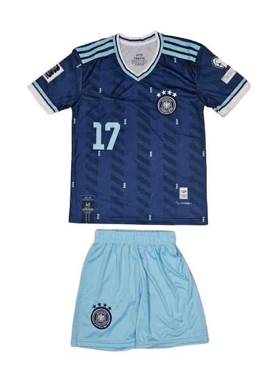 Kids Football Set Wirtz Germany National Team World Cup 2026 Blue Balón De Oro Blue Unisex Kids Ab170