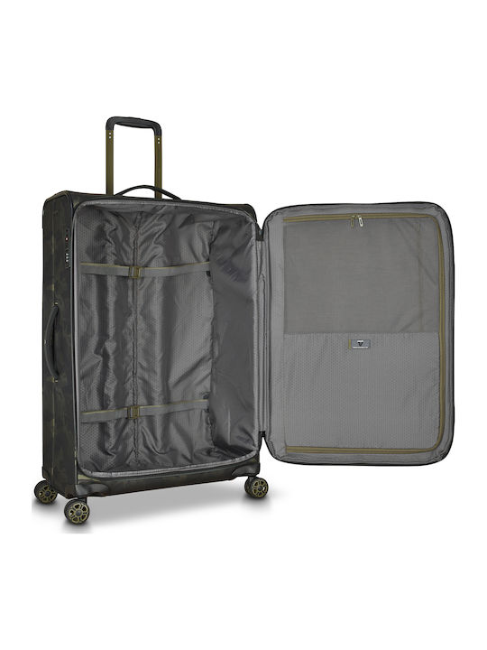 Roncato Large Suitcase Roncato Norway 414211 Khaki Height 77cm