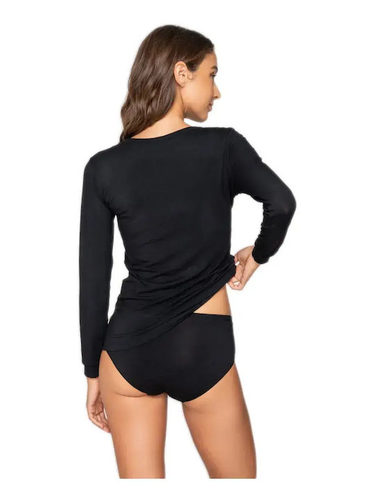 Touch Kurzärmelig Black Damen T-Shirt