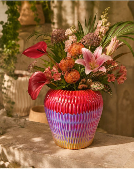 Vază Ceramică Căpșună Neon 17,2x18