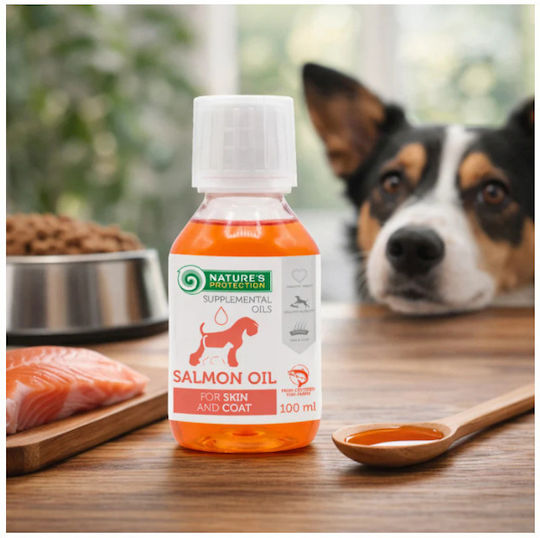 Nature's Protection Ulei De Somon Ulei De Somon Câine Și Pisică 100ml Pentru Consolidarea Organizației