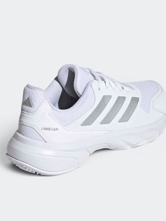 adidas Courtjam Control 3 Ftwr Дамски Обувки за Тенис Бели