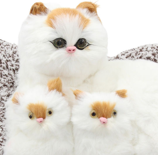 Decorative Cat Pillow 25x25x12 Cm Keskor 72203-4
