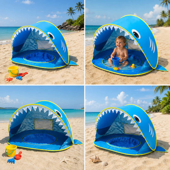 Pop Up Kids Blue Beach Tent
