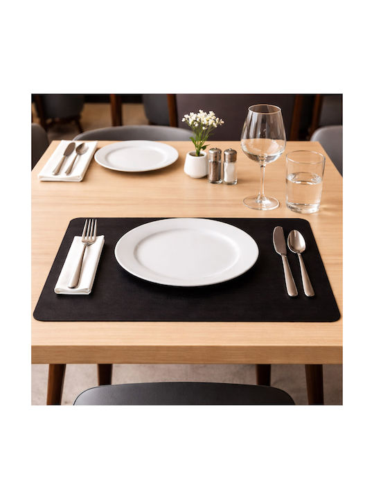 Next Next Tischsets Schwarz 42x30cm